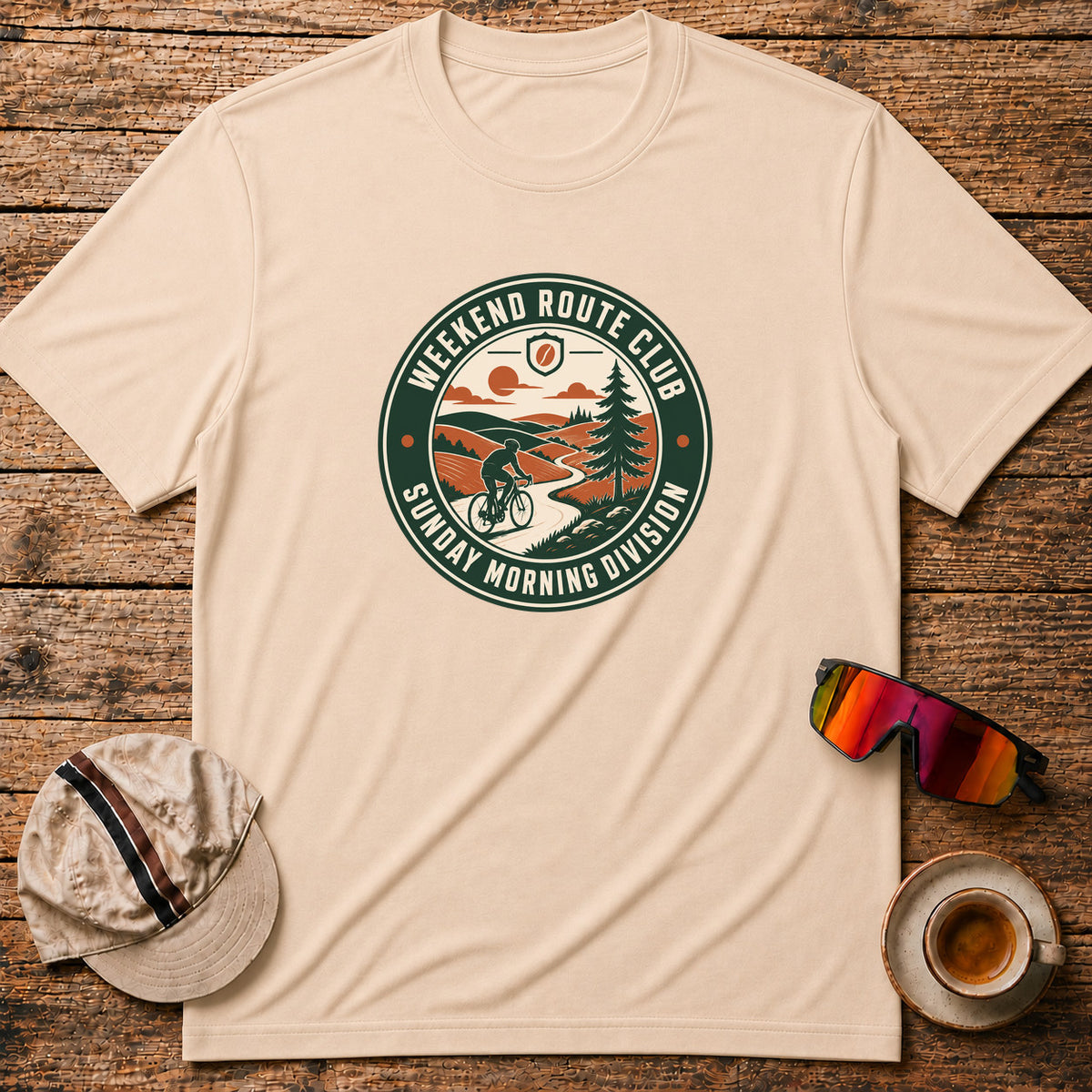 Weekend Route Club cycling T-shirt