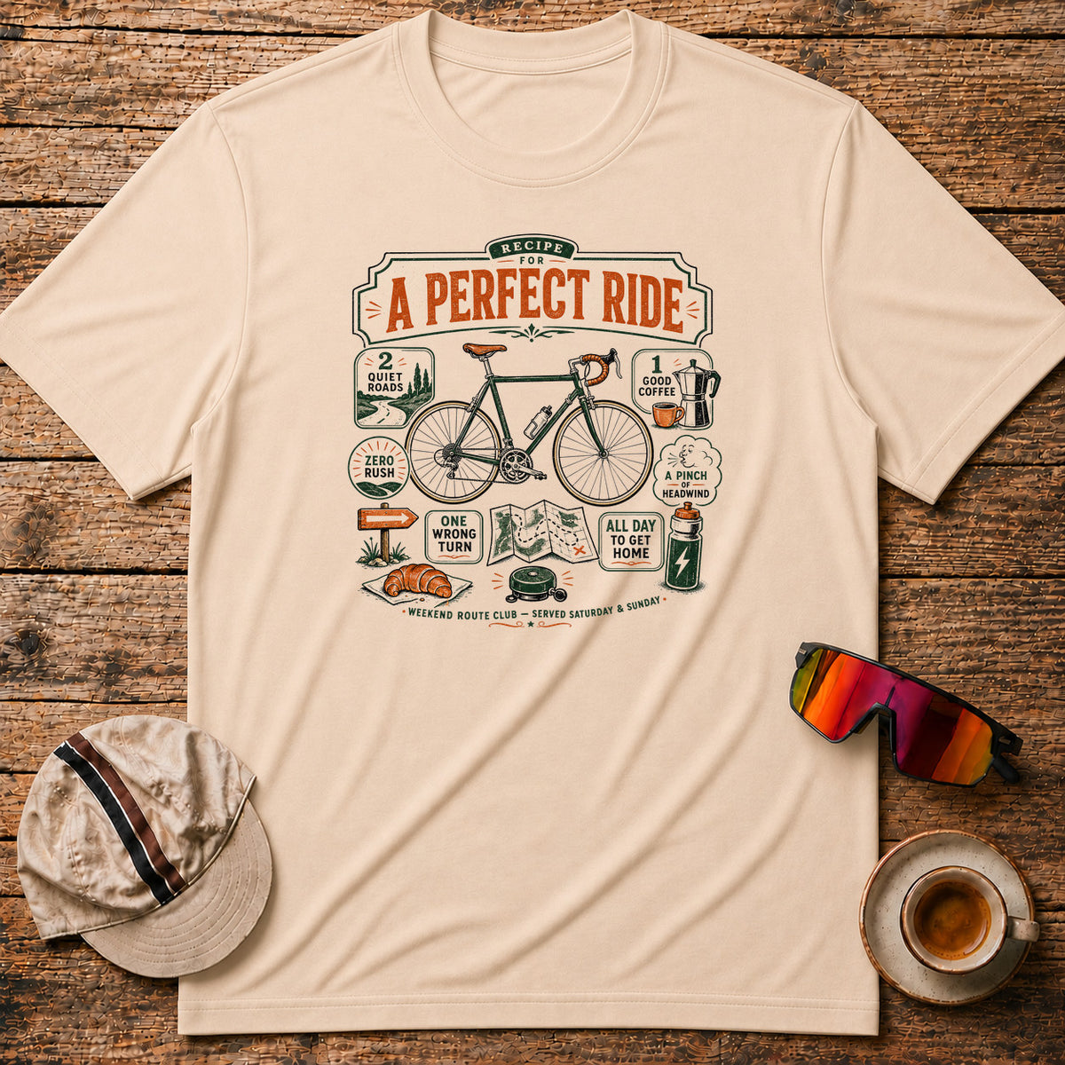 Weekend Route Club cycling T-shirt